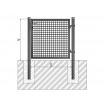 Poartă BJ ECO 1500x1000 / ZN+PVC6005