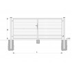 Poartă dublă BD SPECIAL 1200x5000 / GALL / HNZ