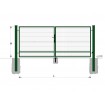 Gate BD SPECIAL 2000x3000 / GALL / ZN+PVC6005