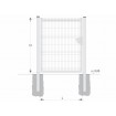 Portiță simplă BJ SOLID 1000x1000 / GAL / HNZ