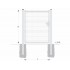 Poartă BJ SOLID 1000x1200 / GAL / HNZ