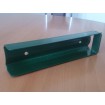 Base plate holder, metal / U / 200/50 / flat / ZN+PVC6005