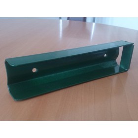 Suport pentru piatra funerara, metal / U / 300/50 / drept / ZN+PVC6005