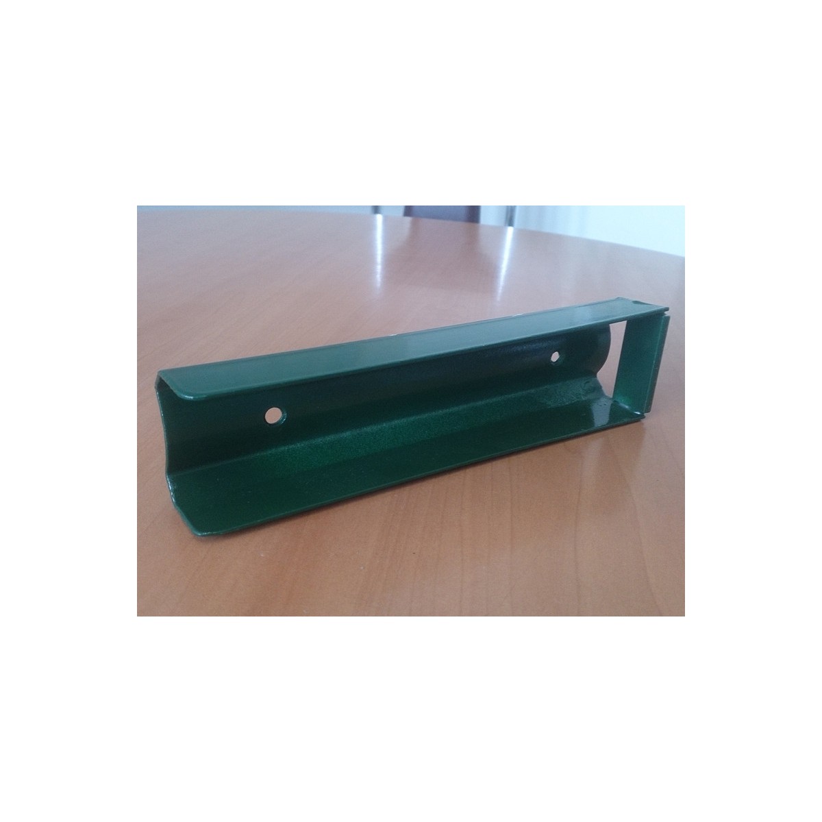 Suport pentru piatra funerara, metal / U / 300/50 / drept / ZN+PVC6005