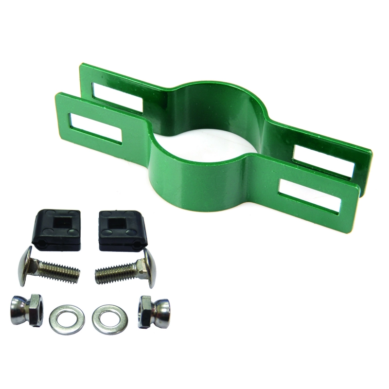 Panel clip for post 38mm / 5mm / continuous / ZN+PVC6005