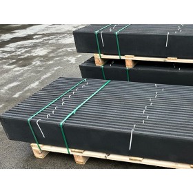 Placa funerara din beton 2500x250x40 / antracit
