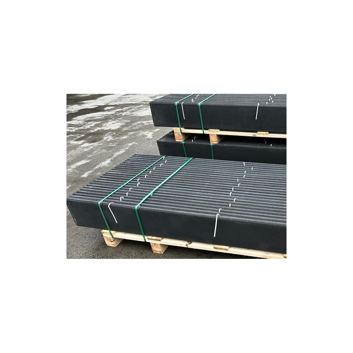 Base plate 2500x200x50 / anthracite