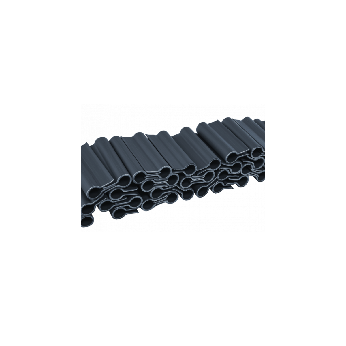 Sarma de ecranare PVC EXCL. 4,8 cm / 35 m + 20 buc. banda de fixare / RAL7016
