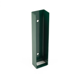 Base plate holder, metal / U / 200/50 / flat / ZN+PVC6005