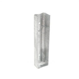 Base plate holder, metal / U / 200/40 / round / HNZ