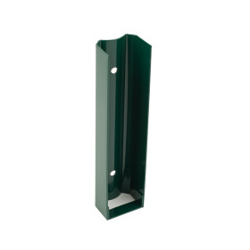 Suport pentru piatra funerara, metal / U / 200/40 / rotund / ZN+PVC6005