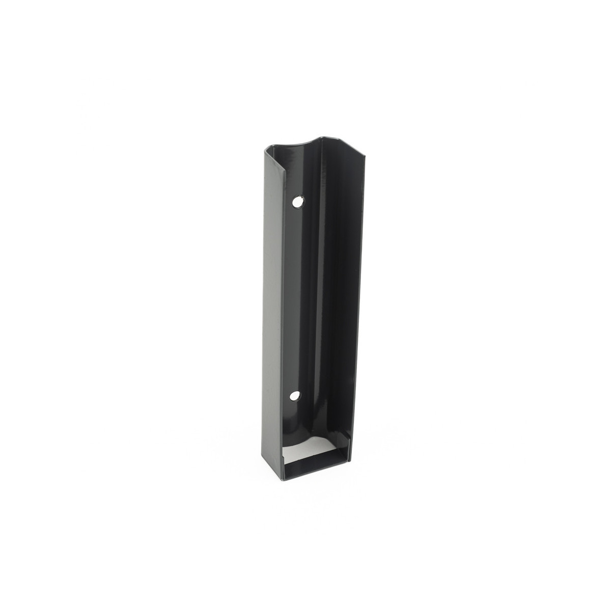 Base plate holder, metal / U / 200/40 / round / ZN+PVC7016
