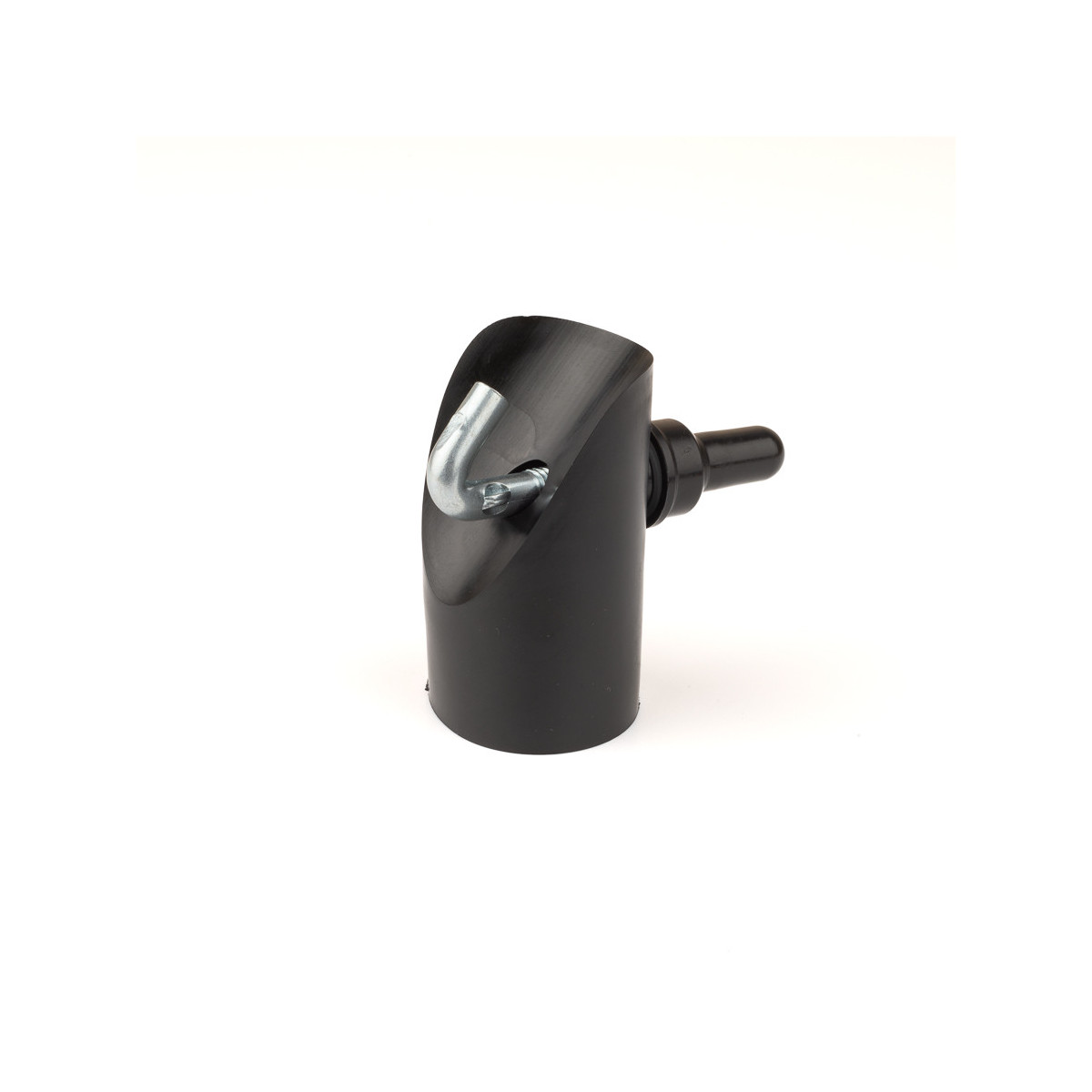 Manșon pentru stâlp 38mm / PVC / negru / complet