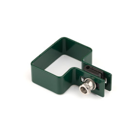 Clemă panou pe stâlp 60x40mm / 5mm / finală / ZN+PVC6005