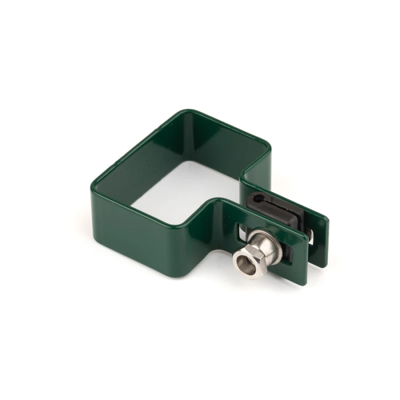 Panel clip for post 60x40mm / 4mm / ending / ZN+PVC6005