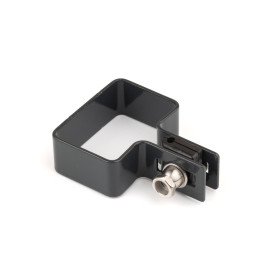 Clemă panou pe stâlp 60x40mm / 4mm / finală / ZN+PVC7016