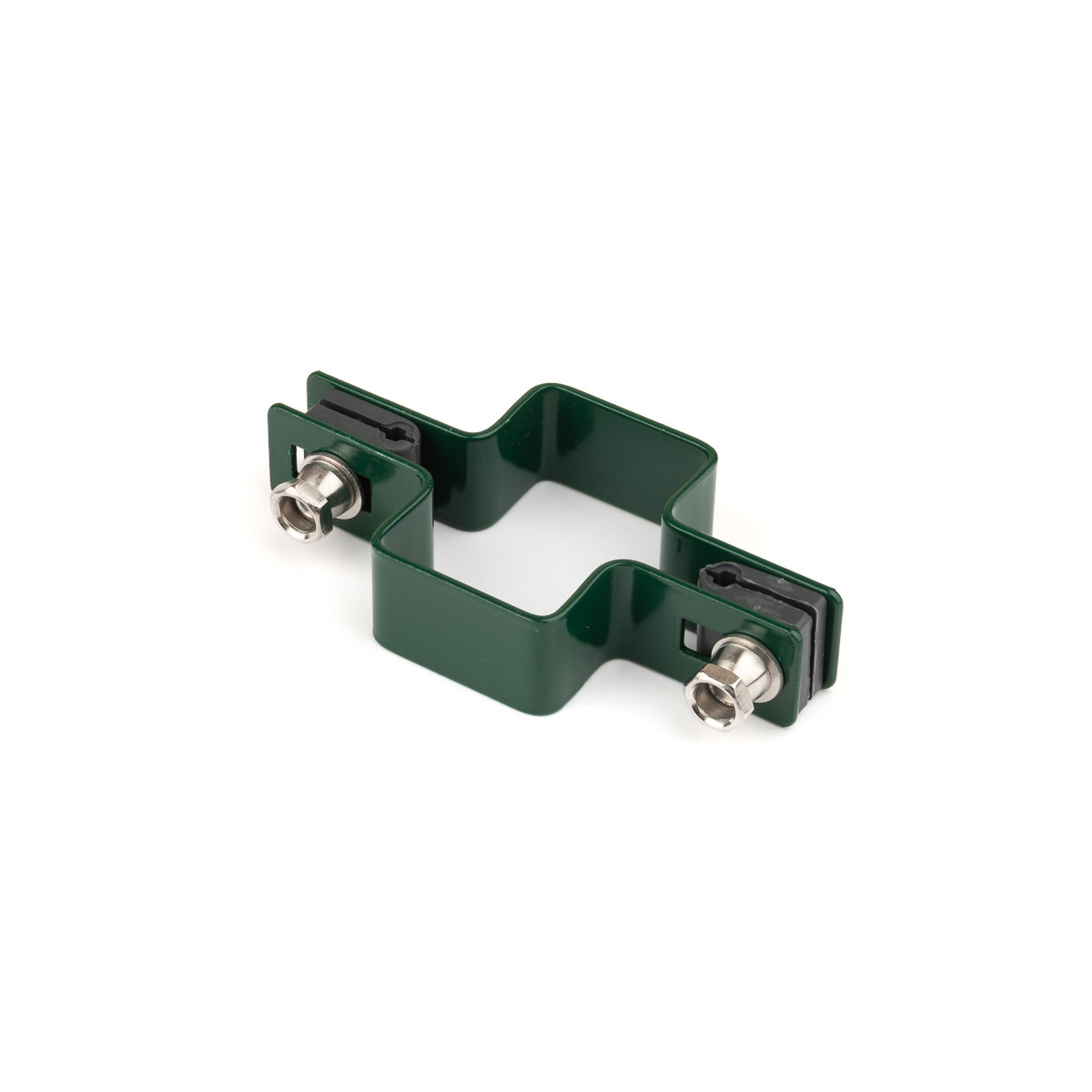Clemă panou pe stâlp 60x40mm / 5mm / continuă / ZN+PVC6005