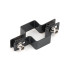 Fixare panou pe stâlp 60x40mm / 5mm / continuă / ZN+PVC7016