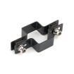 Prindere panou pe stâlp 60x40mm / 5mm / de mijloc / ZN+PVC7016