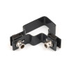 Prindere panou pe stâlp 60x40mm / 5mm / de colț / ZN+PVC7016