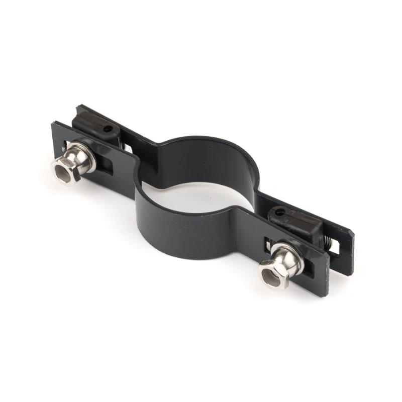 Suport panou pe stâlp 48mm / 4mm / continuu / ZN+PVC7016