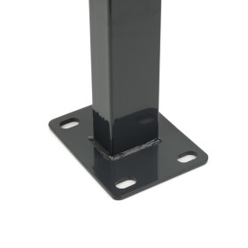 Stalp GALAXIA 60x40x1.50x1900 cu picior / ZN+PVC7016