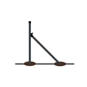 Grindă acoperită (BPL) 38x1,25x1500 / ZN+PVC7016