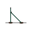 Brace post PVC coated (BPL) 38x1,25x2500 / ZN+PVC6005