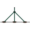 Stâlp placat (BPL) 38x1,25x1500 / ZN+PVC6005