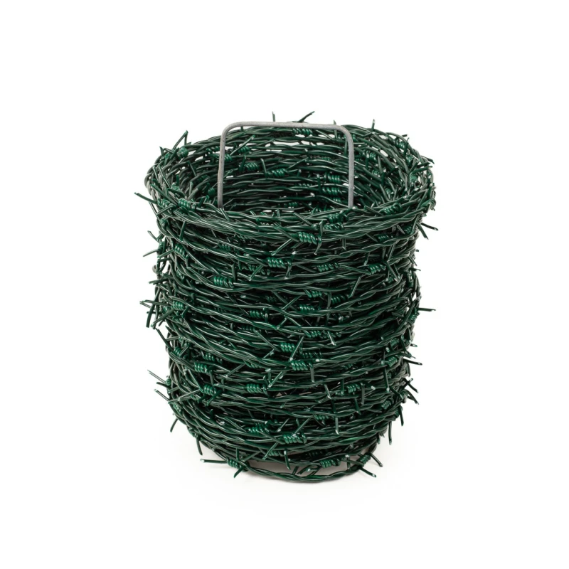 Sârmă ghimpată 2,5/2,0 / 50m / ZN+PVC6005