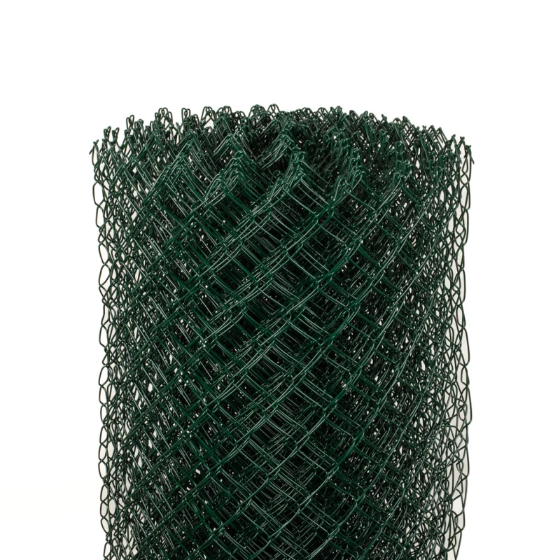 Plasă pătrată 60/3,00-1,90/160/15m / PVC BND / ZN+PVC6005