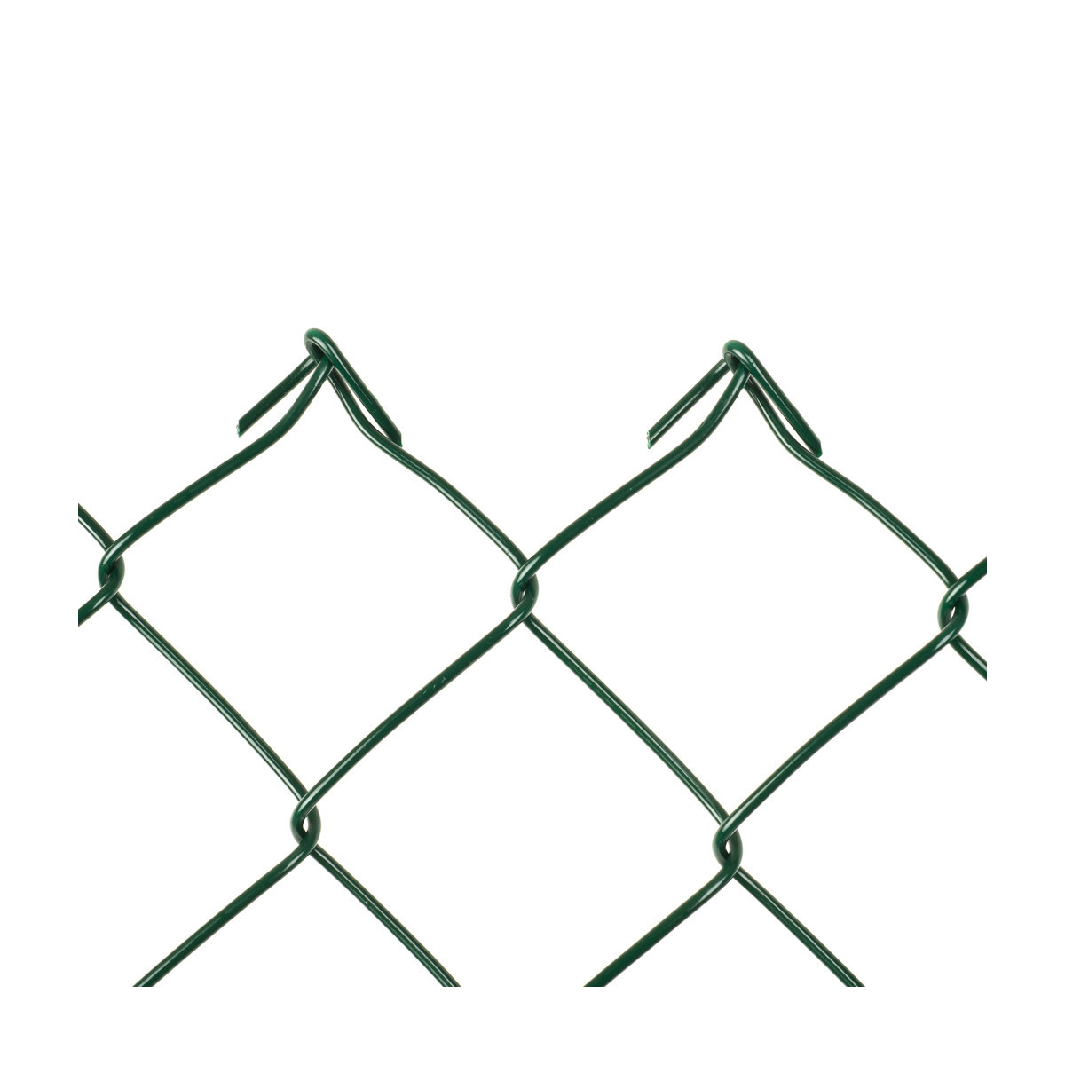 Chain link fence 50/2,50-1,65/200/25m / PVC KOMPAKT / ZN+PVC6005