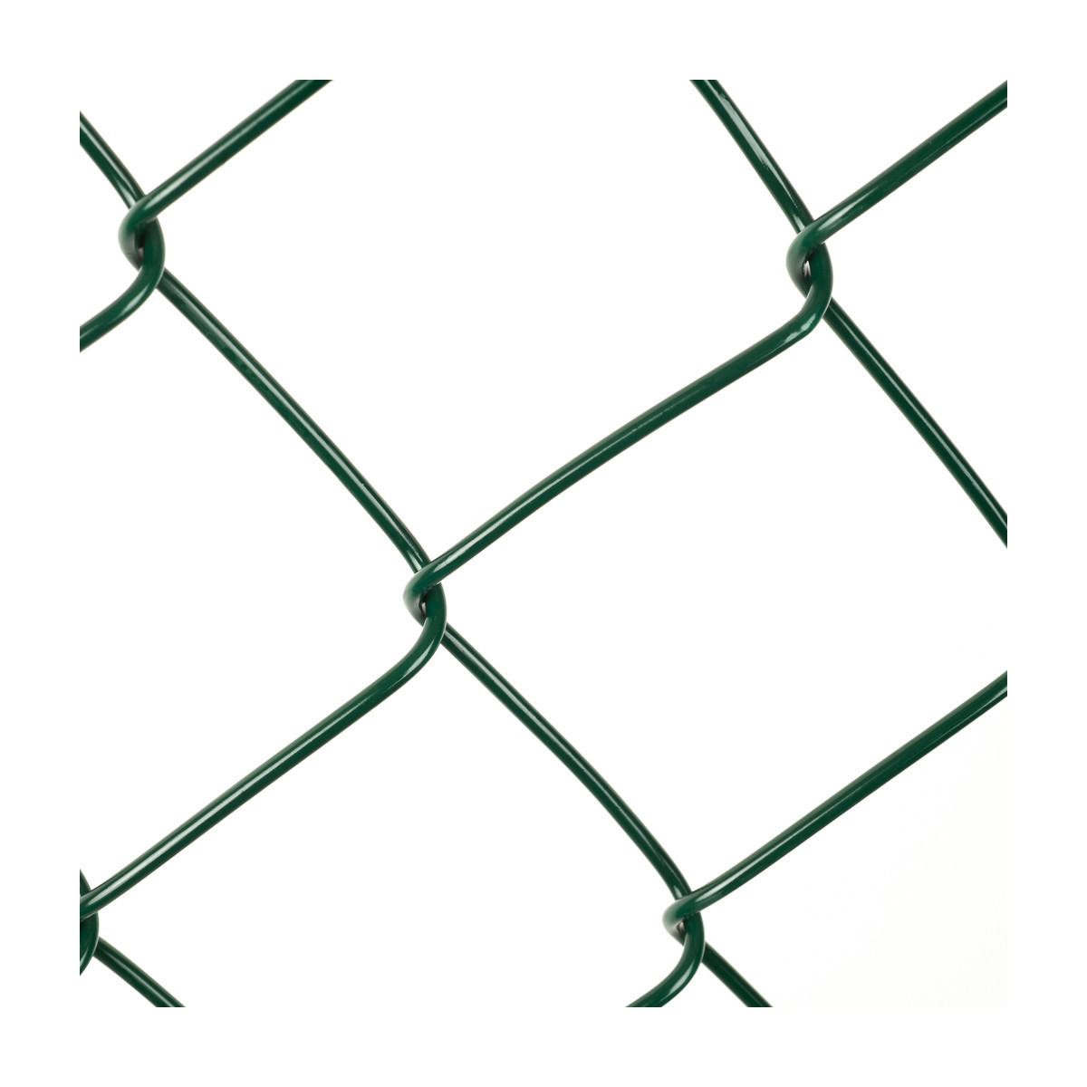 Plasă pătrată 50/2,50-1,65/150/25m / PVC COMPACT / ZN+PVC6005