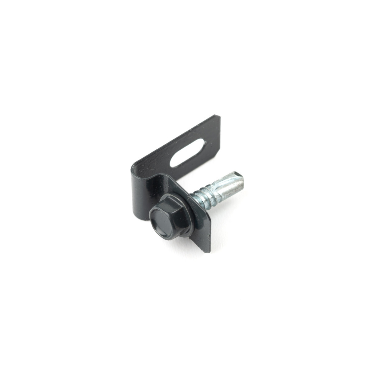 Clip L-CLIP  / ZN+PVC7016 / complete with screw