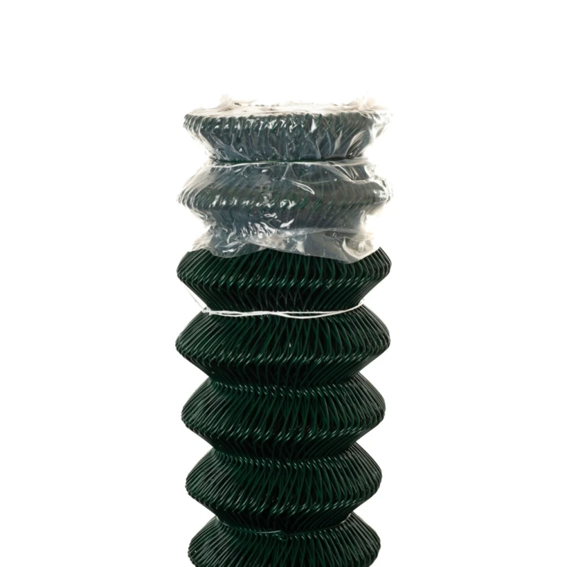 Plasă pătrată 60/2,50-1,65/200/25m / PVC COMPACT / ZN+PVC6005