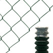 Plasă împletită 60/2,50-1,65/180/25m / PVC COMPACT / ZN+PVC6005