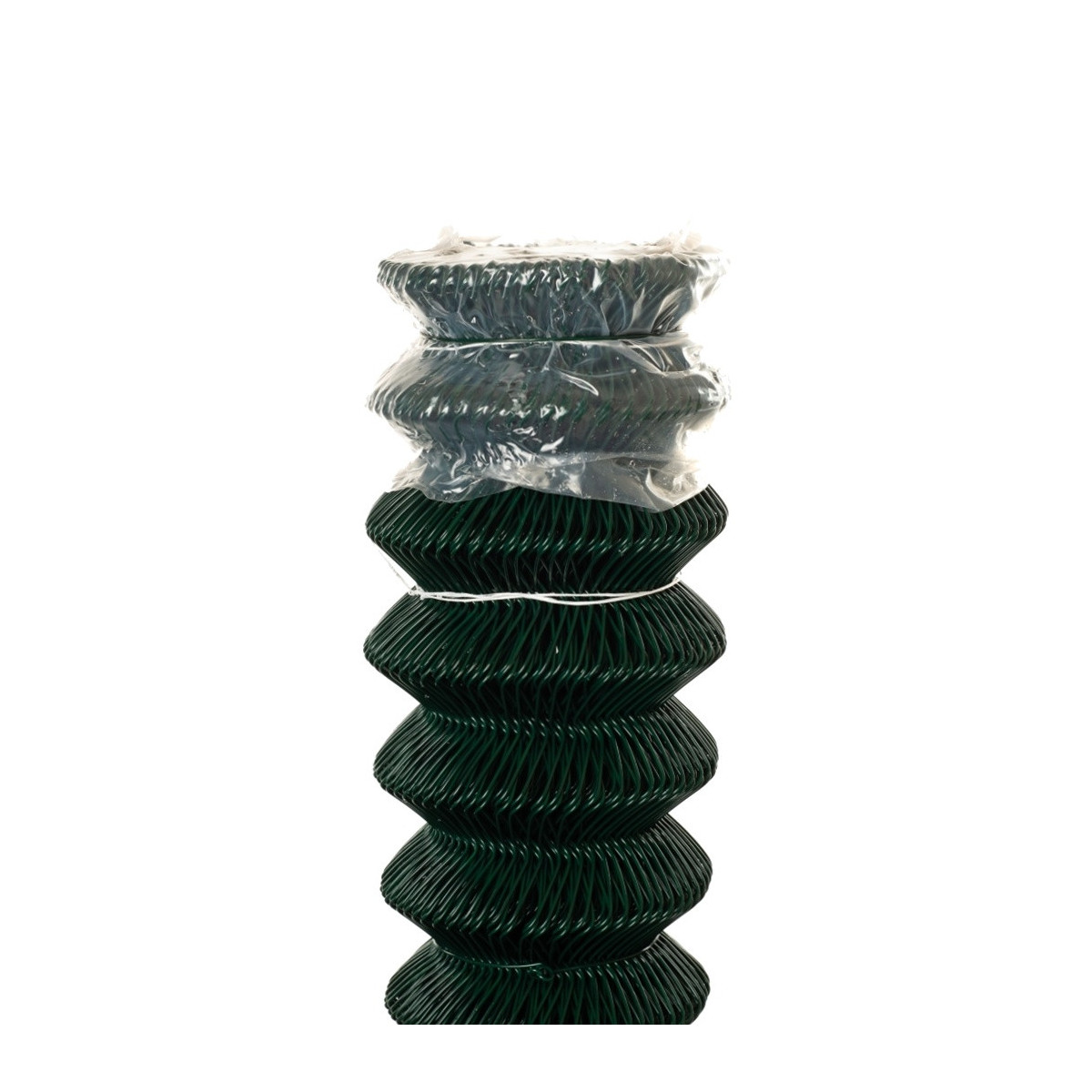 Plasă pătrată 60/2,50-1,65/150/25m / PVC COMPACT / ZN+PVC6005