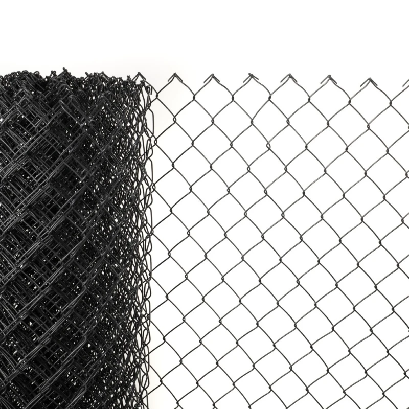 Plasă pătrată 50/2,50-1,65/100/25m / PVC BND / ZN+PVC7016