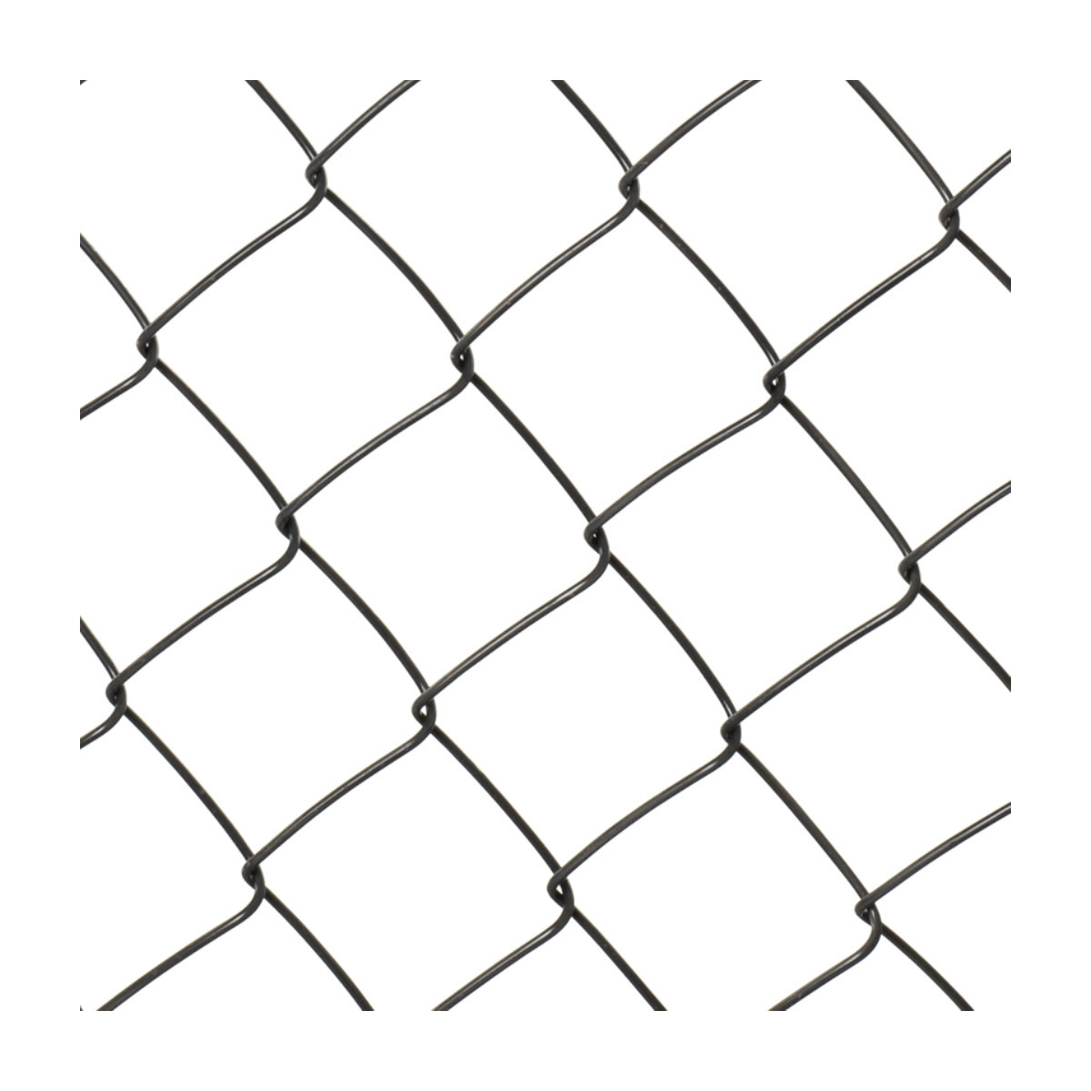 Chain link fence 60/3,50-2,50/150/15m / PVC BND / ZN+PVC7016