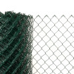 Chain link fence 50/3,00-1,90/125/15m / PVC BND / ZN+PVC6005
