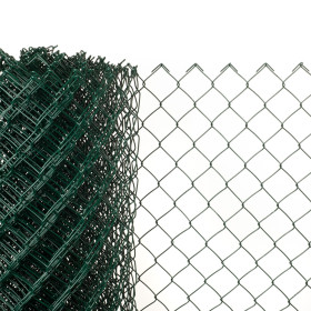 Plasă pătrată 50/3,00-1,90/200/15m / PVC BND / ZN+PVC6005