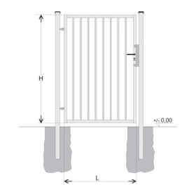 Poartă BJ SPECIAL 1200x1000 / TIJĂ / HNZ