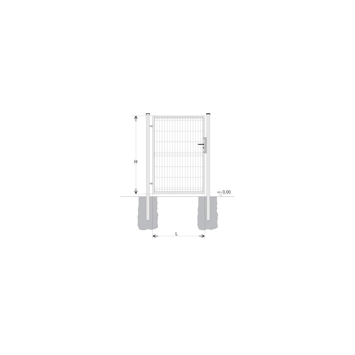 Poartă BJ SPECIAL 1700x1000 / GALL / HNZ