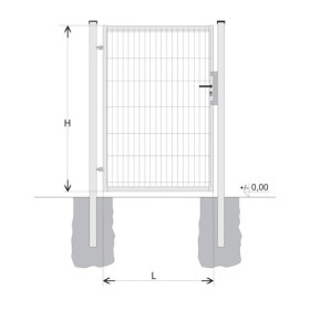 Poartă BJ SPECIAL 1200x1000 / DBL / HNZ