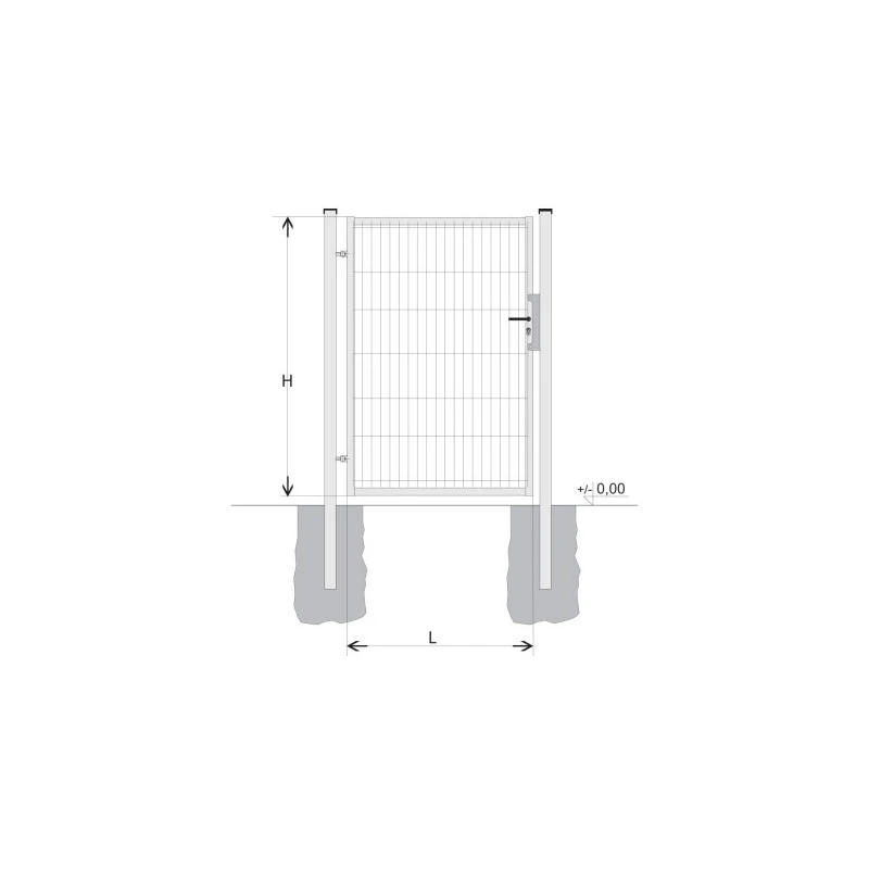 Poartă BJ SPECIAL 2000x1000 / DBL / HNZ