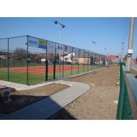Plasă pătrată 45/3,00-1,90/300/18m / PVC BND / ZN+PVC6005 / TENIS