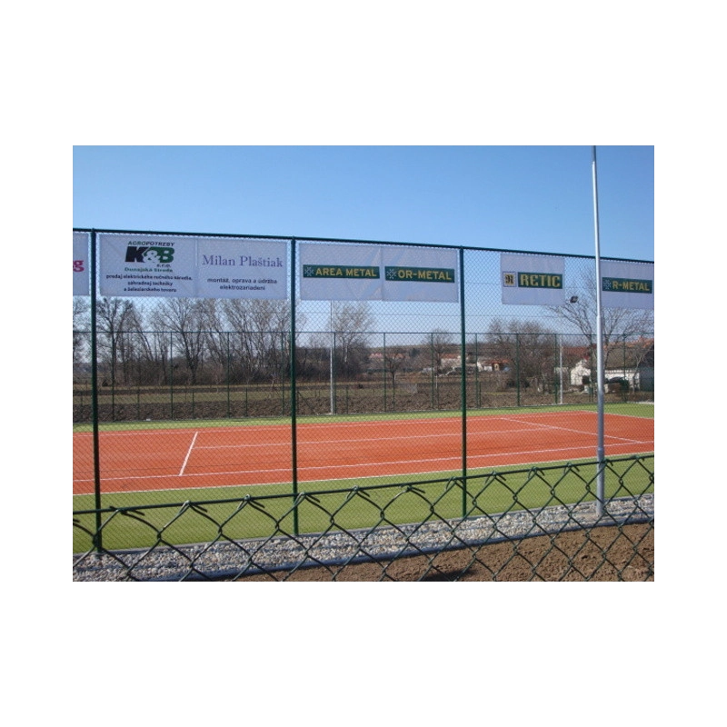 Plasă pătrată 45/3,00-1,90/300/18m / PVC BND / ZN+PVC6005 / TENIS