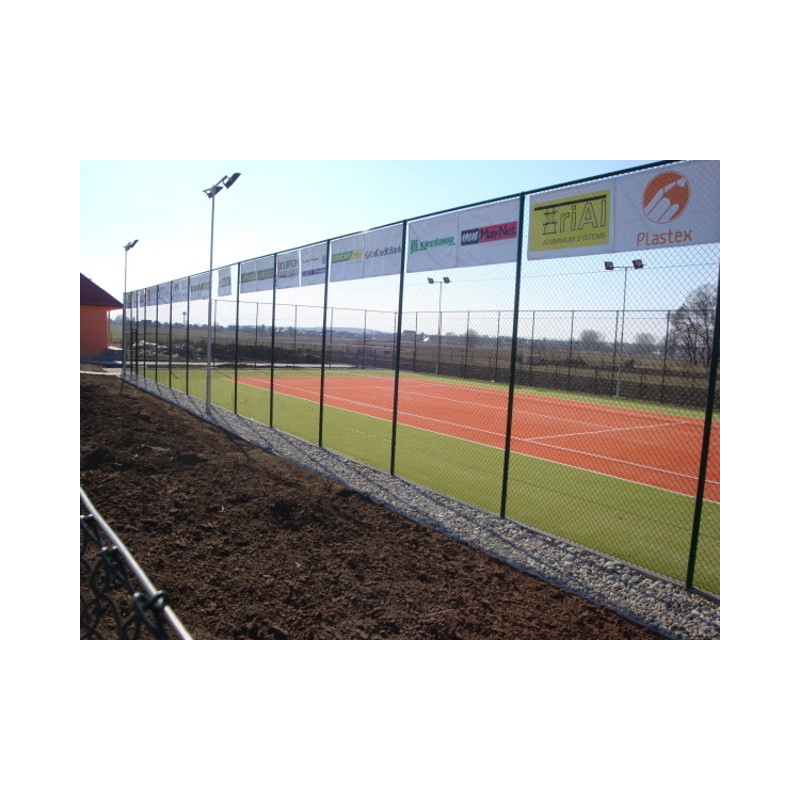 Plasă pătrată 45/3,00-1,90/300/18m / PVC BND / ZN+PVC6005 / TENIS