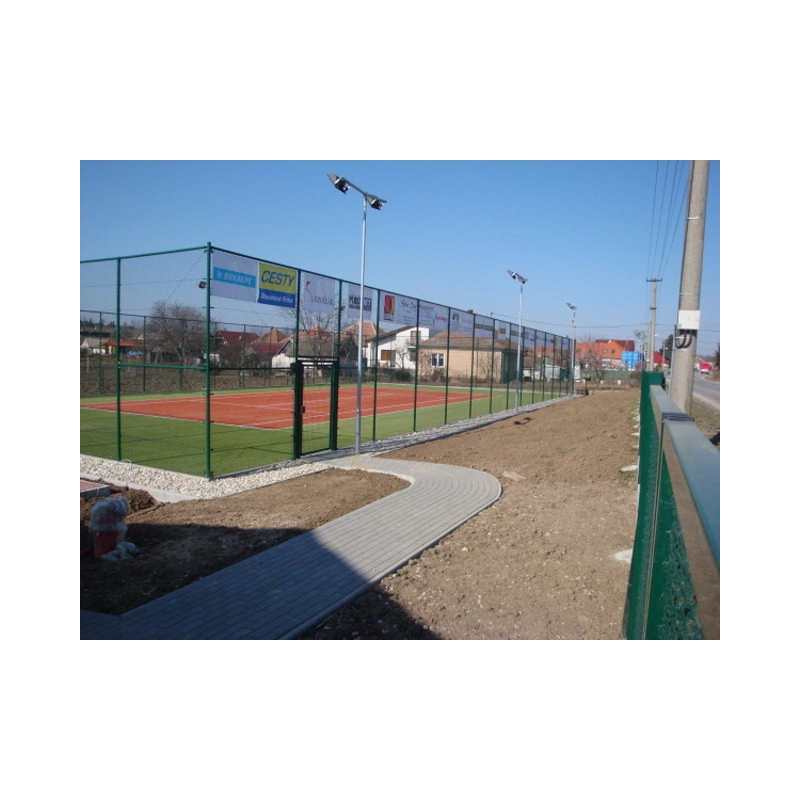 Plasă pătrată 45/3,00-1,90/400/18m / PVC BND / ZN+PVC6005 / TENIS