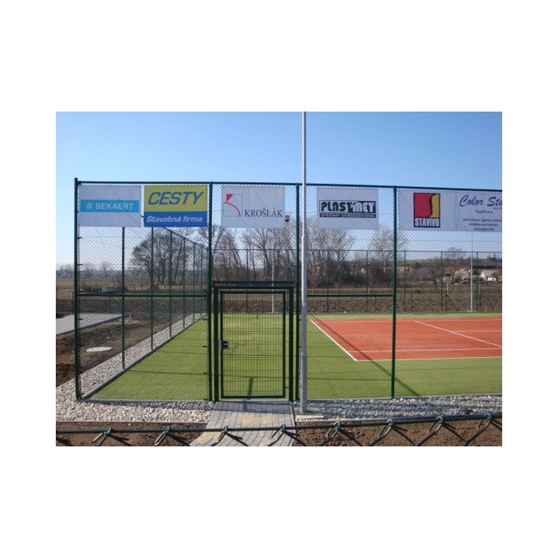 Plasă pătrată 45/3,00-1,90/400/18m / PVC BND / ZN+PVC6005 / TENIS